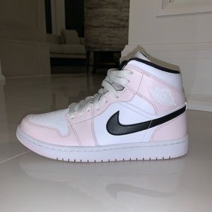 Jordan 1 Mid Barely Rose